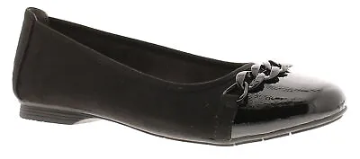 £39 • Buy Jana Womens Flat Shoes Jordan Slip On Black UK Size