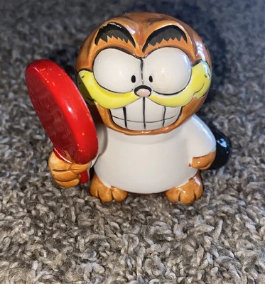 £8.88 • Buy Vintage 1978 1981 Garfield MIRROR PVC Cat Figure Figurine Toy