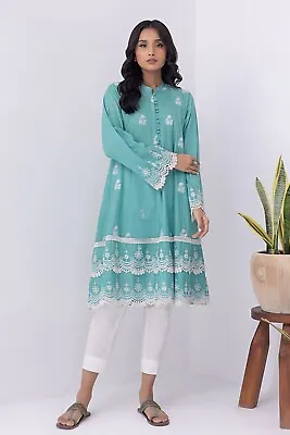 Lakhany 01 Piece Ready To Wear Dyed Embroidered Shirt - LG-SK-0061 • £33.49