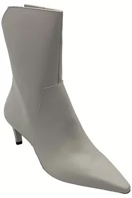 Vince Camuto Leather Mid Shaft Boots Quindele Coconut Cream • $54.99