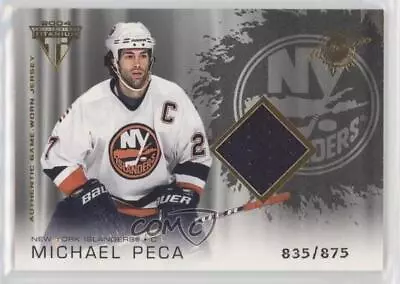 2003 Pacific Private Stock Titanium Authentic Game-Worn Jersey /875 Michael Peca • $1.92