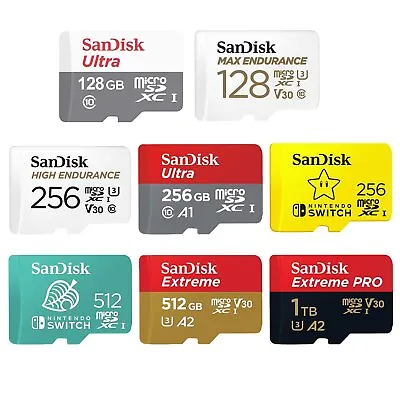 $83.69 • Buy 32GB 64GB 128GB 256GB 400GB 512GB 1TB SanDisk Ultra Extreme Pro Micro SD Card