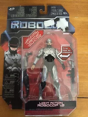 Robocop 6  Action Figure 1.0 Light Action Silver Variant By Jada Toys 2014 Movie • $40
