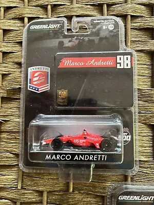 1:64 2019 Greenlight Marco Andretti #98 Mario Win Tribute Car  IndyCar Diecast • $10