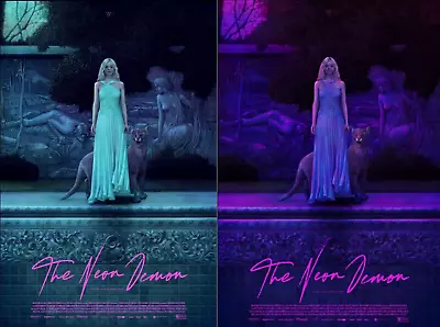 Mondo Artist ZERO ~ NEON DEMON Art Print Poster Regular & Variant SET Of 2 RARE • $749.99