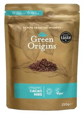 Green Origins Organic Cacao Nibs 250g • £10.99