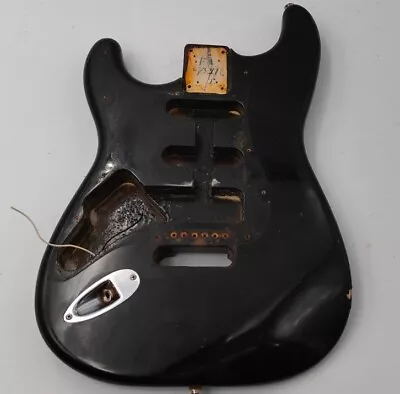 1995 Fender MIM Black Label Standard Stratocaster LEFTY Left Handed Strat Body • $149.99