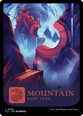 X4 Mountain LCI MTG 290 FULL ART BASIC LAND M/NM 4x • $6.95