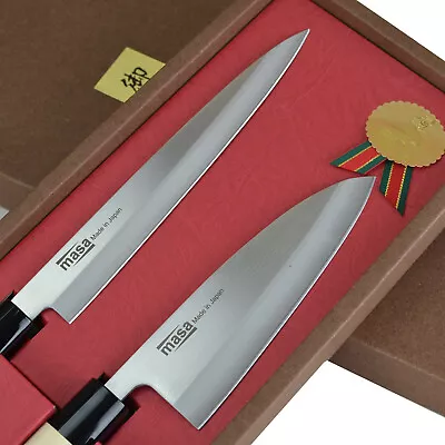 $110 • Buy Traditional Japanese Sashimi Deba SET Kitchen Knife Chef's Knives Made In Japan 