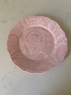 Opalhouse Pink White Lace Floral Scallop Melamine 8” Plastic Plate Anthropologie • $7.99