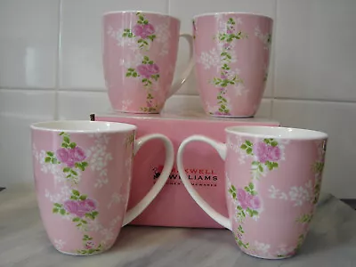 Maxwell Williams Country Garden Mugs X4 Boxed Fine Bone China Coffee/Tea Mug • £15.99
