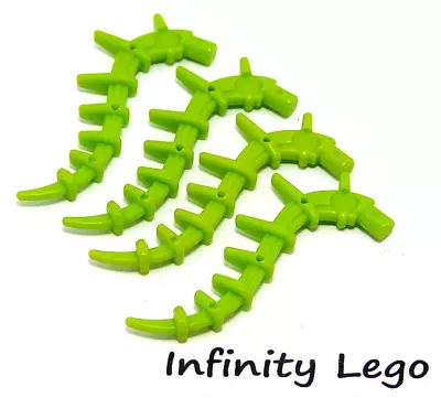 4 LEGO Lime / Green Spines Plant Seaweed Spikes Barraki Bionicle (55236) • $6.50