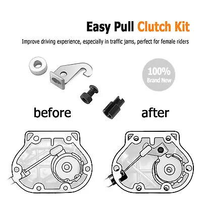 MOFUN E-Z Easy Pull Clutch Kit For Harley Davidson Big Twin Cam Dyna 2000-2017 • $15.99