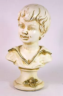 Vintage 1962 Universal Statuary Corp. Chicago Figurine Bust Boy • $44.95