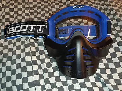 Vintage SCOTT  Goggles/mask / Face Guard mxama Motocross Helmet Visor  • $199