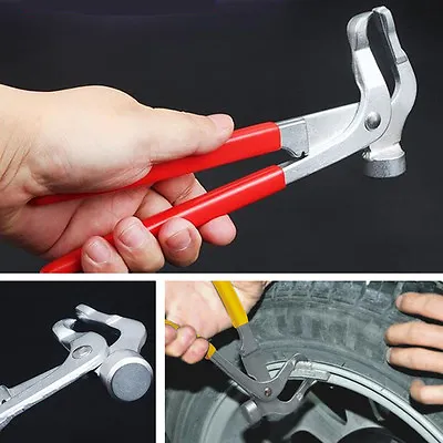 Car Changer Tyre Repair Plier Metal Wheel Weight Plier Hammer Tire Balancer Tool • $26.30