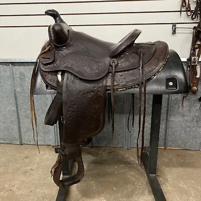 Collectable Vintage 13.5  Buck Steiner Saddle • $150