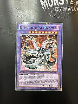 Yugioh Chimeratech Overdragon Starfoil Rare  Sp14-en043 1st Edition • £1.49