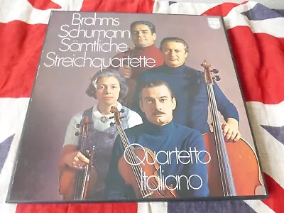 Quartetto Italiano Brahms / Schumann  Philips 3 X Lps Stunning Nm • $14.92