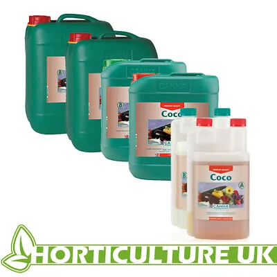 Canna Coco A + B Base Nutrient For Veg & Flower In Coco Additive 1 Litre 5L 10L • £17.75