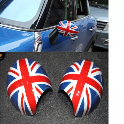 ​Union Jack Add-on Side Mirror Cover Caps For Mini Cooper R53 R50 R52 • $43