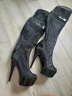 Dancer Shoes Ellie Heels Size 7  6 Inches Black • $39.99
