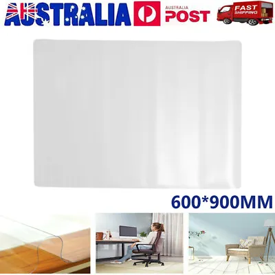 $26.99 • Buy 600*900MM Floor Mat Home Office Plastic Protector Mat Chair Desk PVC Carpet