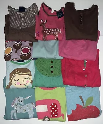 Huge Lot 12:  Mini Boden Girls Tops Size 5-6 Top Short Long Sleeve Tshirt Shirt • $35