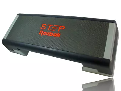 Original Reebok Step Aerobic Exercise Platform W/ Adjustable Risers 6  8  10  • $78.95