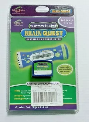 Turbo Twist Brain Quest Game Cartridge #40067 Quantum Leap Grades 3-4 Ages 8+ • $8