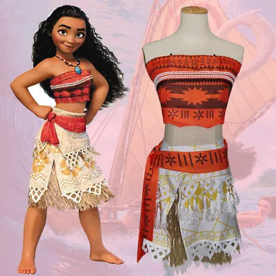 Elegant Moana Princess Polynesian Women's Adult Book Week Dress Up Costume • £26.40