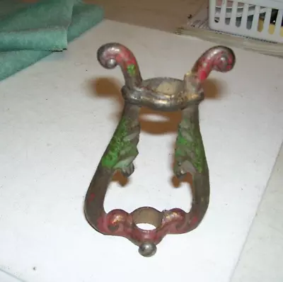 Antique Decorative Painted Cast Iron Lamp Finial 5.5  • $19.55