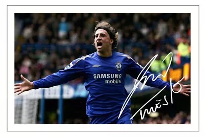 HERNAN CRESPO Signed Autograph PHOTO Gift Signature Print CHELSEA Soccer • £3.79