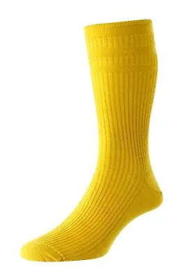 HJ Hall Wool Softop Socks Mens Ladies Loose Top Non Elastic Sock • £8.99