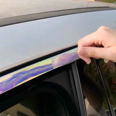 3M Colorful Door Chrome Strip Bumper Protector Trim Tape Sticker Car Accessories • $14.96