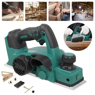 18V Brushless Cordless Planer 82mm Fit For Makita Battery LXT Body Only Handheld • £39