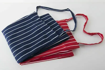100% Cotton Butcher Stripe Kitchen Catering Apron With Pocket Quilted  • £5.95