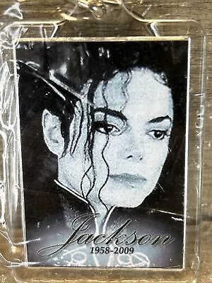 Vtg Sealed Michael Jackson Keychain King Of Pop 1958-2009 Pop-Rock Gift(b-10) • $14.77