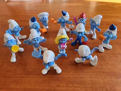 SMURFS McDonald's Happy Meal Toys (LOT Of 19) PVC Figures Papa Smurfette Baker • $8