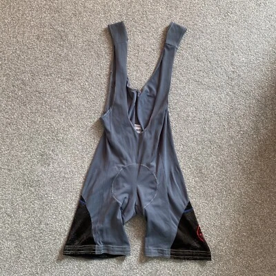 £14 • Buy Shimano Cycling Bib Shorts Vintage Vest Size L Lycra Grey