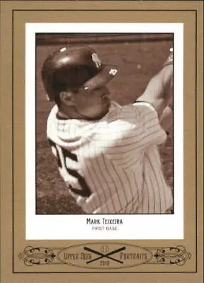 2010 Upper Deck Portraits #57 Mark Teixeira Yankees  C24440 - NM-MT • $1.49