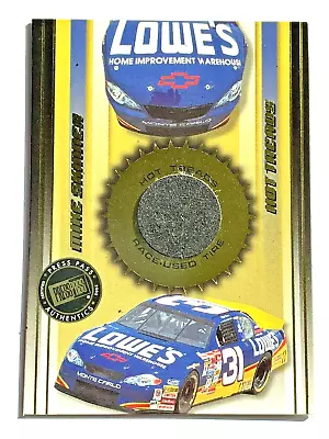 MIKE SKINNER 2002 Press Pass HOT TREADS RACE USED TIRE #/2300 NASCAR Racing Card • $5.99