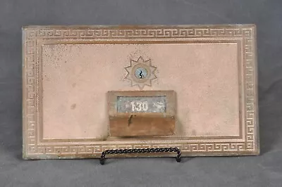 Vintage 1970 US Post Office PO Box Brass Drawer Front #130 NO KEY • $19.95