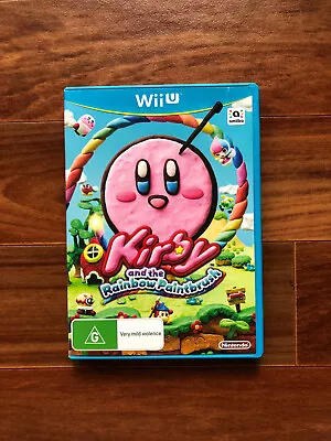 Kirby And The Rainbow Paintbrush Nintendo Wii U Aus PAL • $55