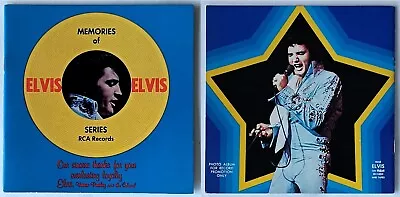 Memories Of Elvis Series - Rca Records - Photo Album / Record Promotion • $10