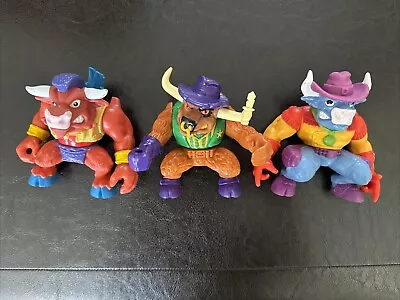 Wild West Cowboys Of Moo Mesa Sheriff Terrorbull Dakota Dude Hasbro 1991 3 Toys • $150