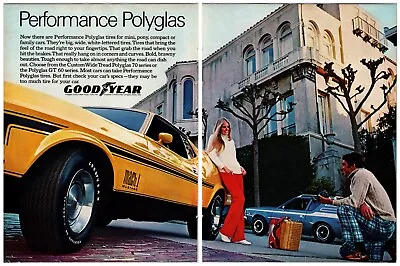 1971 GoodYear Performance Polyglas Tire - Original Print Advertisement (11 X 8.5 • $9.10