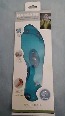 INVIG RATE By MERIDIAN POINT Magnetic Acupressure Insoles Unisex  Massage Foot • $14.99