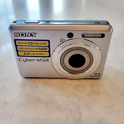 SONY Cybershot DSC-S730 - 7.2 MP Digital Camera - For Parts Or Repair • $20.24