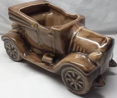 1954 Car PLANTER McCoy Ceramic Art Pottery  Made In USA Vintage 5 Lb • $22